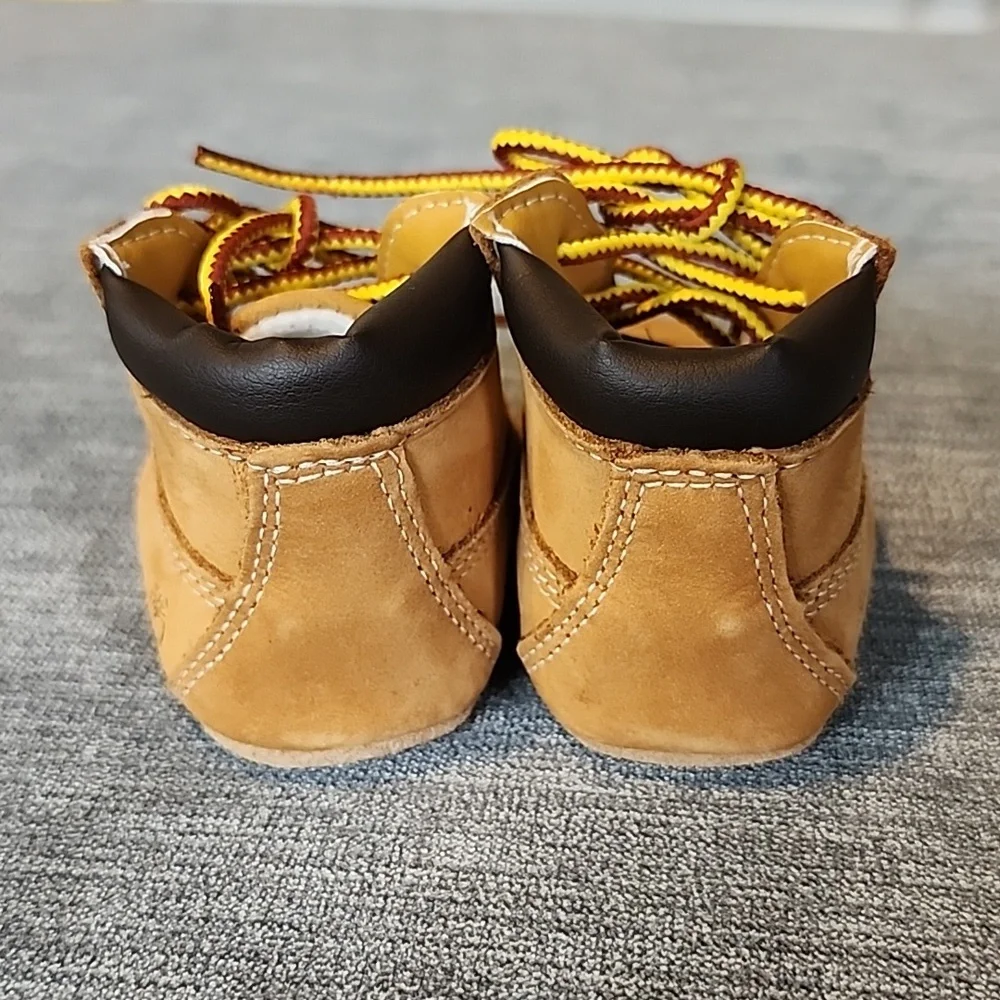 Timberland Toddler Wheat Brown Lace-Up Boots